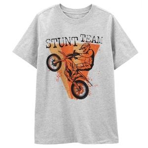 Carter’s Boys Motorcycle Dirt Bike Stunt Team Tee Shirt
